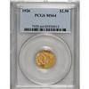 Image 1 : 1926 $2 1/2 MS64 PCGS. Boldly struck with pleasing sat