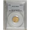 Image 1 : 1926 $2 1/2 MS64 PCGS. This issue is usually seen in g