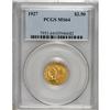 Image 1 : 1927 $2 1/2 MS64 PCGS. Though its mintage is slightly