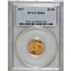 Image 1 : 1927 $2 1/2 MS64 PCGS. A precisely struck and satiny g