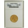 Image 1 : 1864 $3 --Cleaned--ANACS. AU55 Details. The 18 in the d