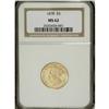 Image 3 : 1878 $3 MS62 NGC. As the most plentiful mintage of the
