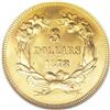 Image 2 : 1878 $3 MS64 S NGC. This is a one-sided prooflike exa
