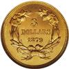 Image 2 : 1879 $3 MS64 NGC. With a mintage of just 3,000 busines