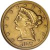 Image 1 : 1877-CC $5 XF45 NGC. This moderately circulated piece