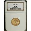 Image 1 : 1881-S $5 MS64 NGC. This 1881-S possesses considerable