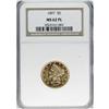 Image 1 : 1897 $5 MS62 Prooflike NGC. The Mint in 1897 struck 86