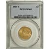 Image 3 : 1901-S $5 MS65 PCGS. This is a remarkable Gem with bri