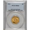Image 1 : 1912 $5 MS62 PCGS. This unusually smooth Indian five i