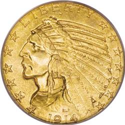 1914-S $5 MS62 PCGS. A perusal of the PCGS/NGC popula