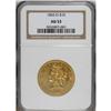 Image 1 : 1843-O $10 AU53 NGC. A crisply struck and moderately a