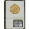 Image 2 : 1843-O $10 AU55 NGC. Yellow-orange with modest reflect