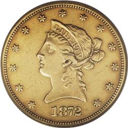 1872-CC $10 --Improperly Cleaned--NCS. AU Details. The