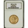 Image 3 : 1883-CC $10 AU58 NGC. The Carson City Mint in 1883 was