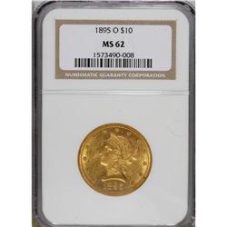 1895-O $10 MS62 NGC. The 1895-O is collectible in Mint