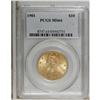 Image 1 : 1901 $10 MS64 PCGS. A Choice example of this common da