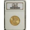 Image 3 : 1901 $10 MS65 NGC. The gorgeous, pristine surfaces ins