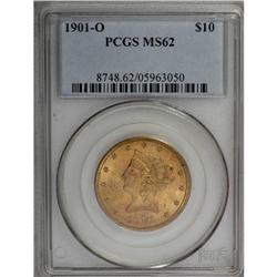 1901-O $10 MS62 PCGS. While many examples of this issu