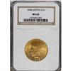 Image 1 : 1908 $10 Motto MS62 NGC. Boldly struck with matte-like