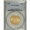 Image 3 : 1909 $10 MS64 PCGS. The 1909 is a better date in Uncir