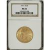 Image 1 : 1911 $10 MS63 NGC. Vibrant luster sweeps across this u
