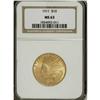 Image 1 : 1911 $10 MS63 NGC. A radiant sun-gold Select example w