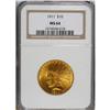 Image 3 : 1911 $10 MS64 NGC. Rich and attractive orange-gold sur