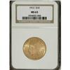 Image 1 : 1912 $10 MS63 NGC. This crisply impressed and clean-ch