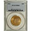 Image 1 : 1912 $10 MS63 PCGS. The pleasingly matte-like surfaces