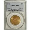 Image 1 : 1912 $10 MS63 PCGS. The plentiful mintage of more than