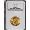 Image 1 : 1932 $10 MS64 NGC. A shimmering mustard-gold Choice In