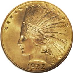 1932 $10 MS66 NGC. It is a mystery why the Philadelphi