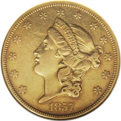 1857-O $20 XF40 NGC. While not in the same league as s