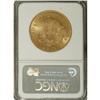Image 2 : 1873 $20 Open 3 MS61 NGC. This brownish-gold example i