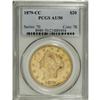 Image 3 : 1879-CC $20 AU50 PCGS. The 1879-CC double eagle has on