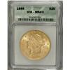 Image 3 : 1888 $20 MS63 ICG. A scarce Type Three double eagle an