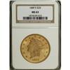 Image 3 : 1889-S $20 MS63 NGC. A reflective Mint State piece wit