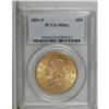 Image 1 : 1891-S $20 MS62 PCGS. Sharply struck with alluring gre