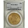 Image 3 : 1891-S $20 MS63 PCGS. Among the S-mint twenties from t