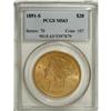 Image 1 : 1891-S $20 MS63 PCGS. Medium S. Splendid peach and sea