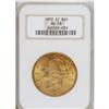 Image 3 : 1892-CC $20 AU58 NGC. A pleasing near-Mint example of