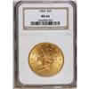 Image 3 : 1894 $20 MS64 NGC. This apricot-gold representative fe
