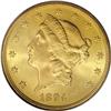 Image 1 : 1894-S $20 MS64 PCGS. A Choice Mint State example, thi
