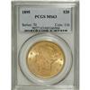 Image 1 : 1895 $20 MS63 PCGS. Well struck and nicely preserved,