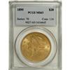 Image 1 : 1895 $20 MS63 PCGS. A lustrous Liberty twenty with ori