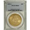 Image 3 : 1895-S $20 MS64 PCGS. An attentively struck and expect