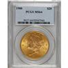 Image 1 : 1900 $20 MS64 PCGS. Satiny with matte-like surfaces an