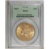 Image 1 : 1901 $20 MS64 PCGS. The shimmering peach-gold surfaces