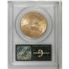 Image 2 : 1901 $20 MS64 PCGS. The shimmering peach-gold surfaces