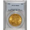Image 1 : 1904 $20 MS64 PCGS. Beautiful apricot-gold and lime-gr
